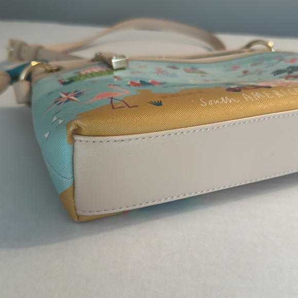 Spartina 449 Greetings From The Caribbean Sea Crossbody Bag NWOT - Picture 10 of 16